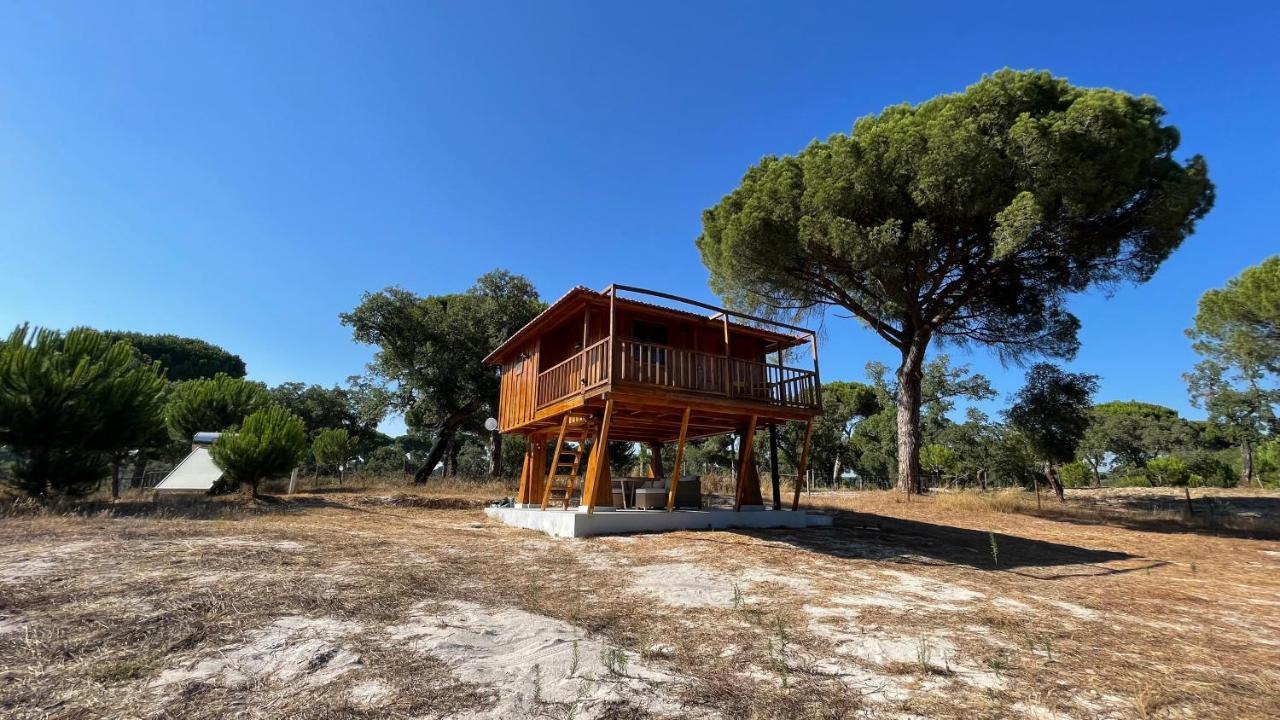 Suspended Wooden House - Monte da Cortiça Vila Águas de Moura Exterior foto