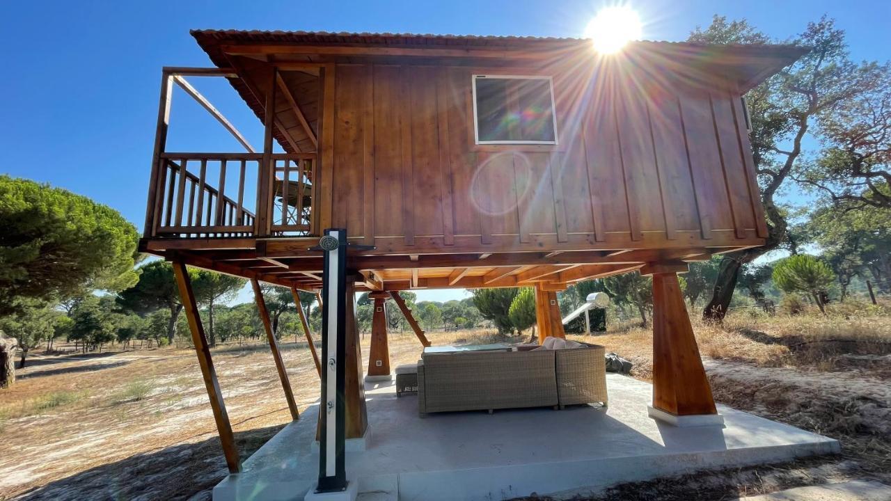Suspended Wooden House - Monte da Cortiça Vila Águas de Moura Exterior foto